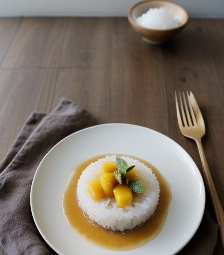 Sticky Rice With Mango recipe image