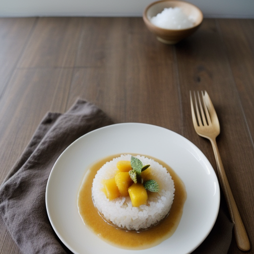 Sticky Rice With Mango recipe image