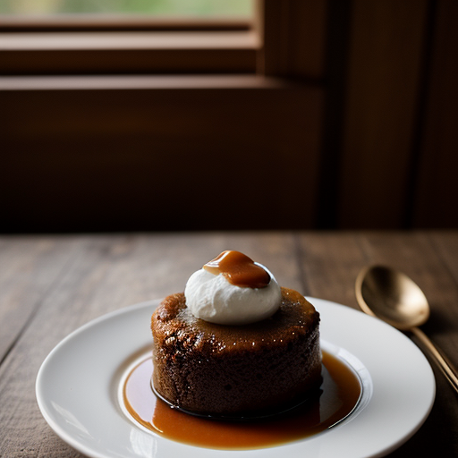 Sticky Toffee Pudding With Warm Toffee Sauce recipe image