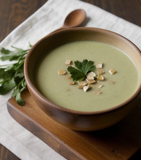 Stilton~ Celery & Pear Soup recipe image