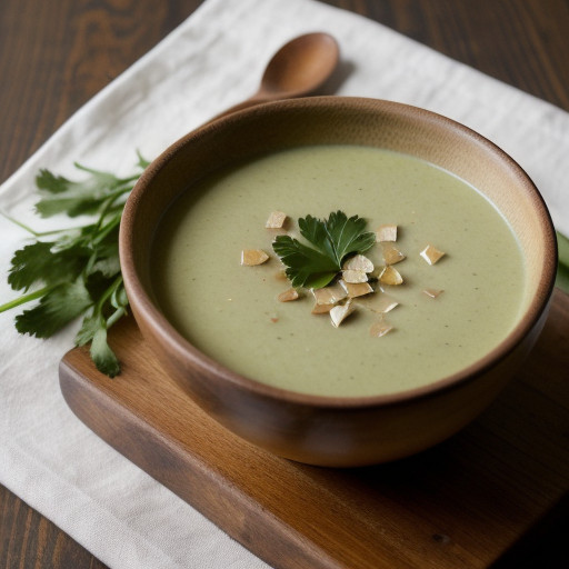 Stilton~ Celery & Pear Soup recipe image