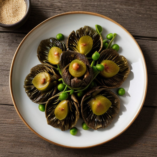 Stir-Fried Artichokes With Pea Pods & Black M recipe image