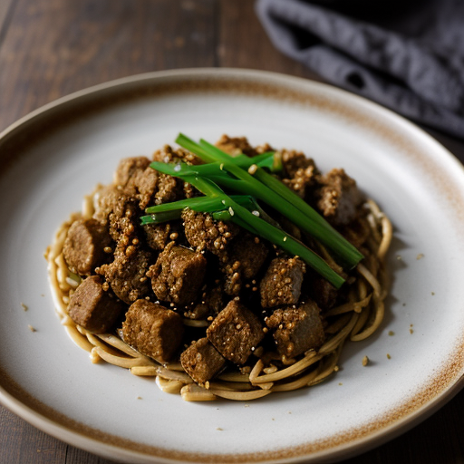 Stir-Fried Bean Curd With Ground Pork & Oys recipe image