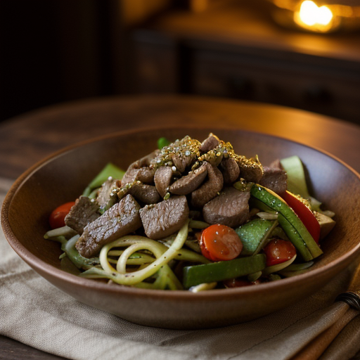 Stir-Fried Beef Salad recipe image