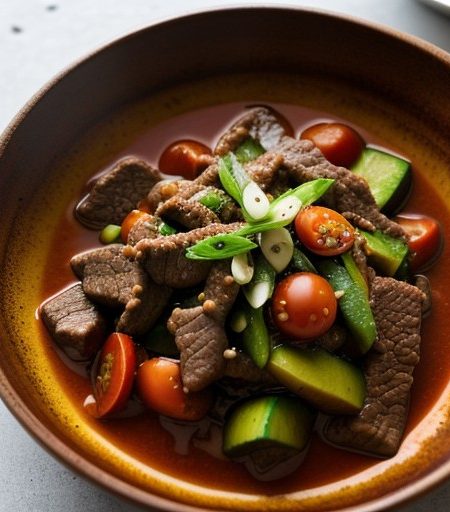 Stir Fried Beef Sauce recipe image