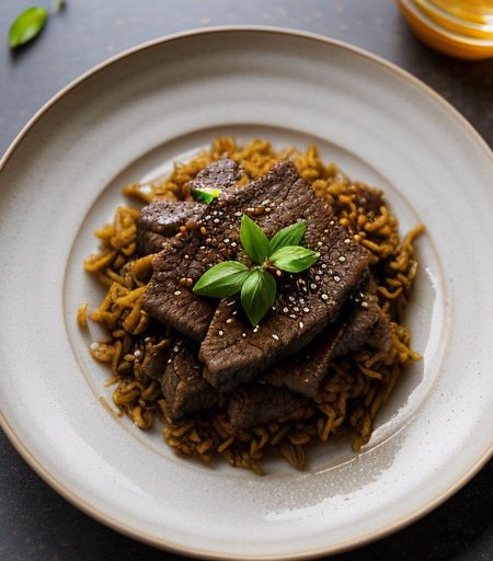 Stir-Fried Beef With Orange recipe image