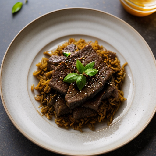 Stir-Fried Beef With Orange recipe image