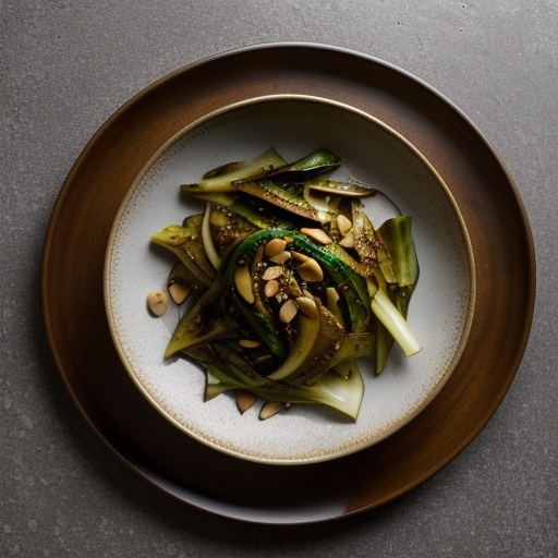 Stir-Fried Bok Choy in Garlic Oil recipe image