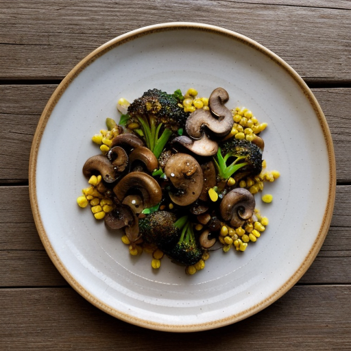Stir-Fried Broccoli & Mushrooms recipe image