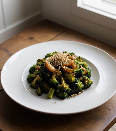 Stir-Fried Broccoli Rice recipe image