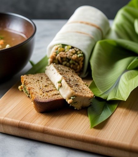 Stir Fried Chicken Bread recipe image