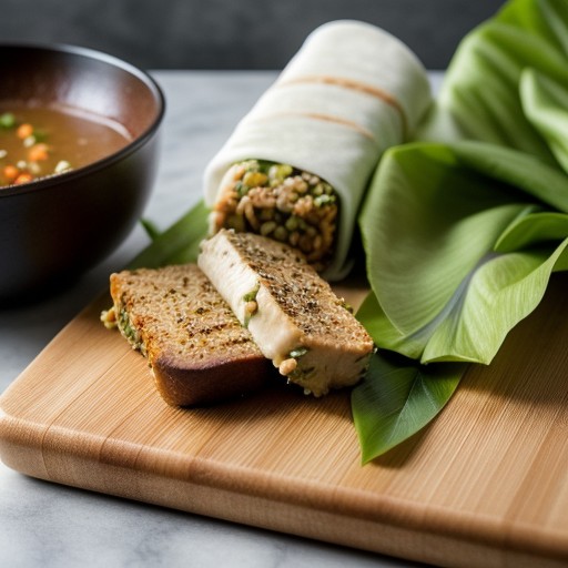 Stir Fried Chicken Bread recipe image
