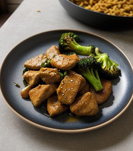 Stir-Fried Chicken & Broccoli recipe image