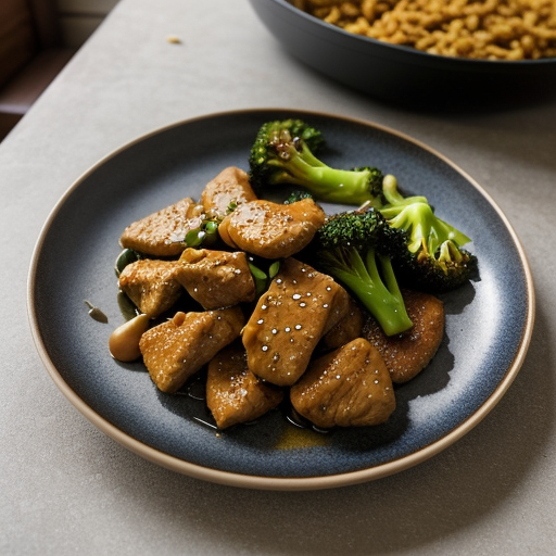 Stir-Fried Chicken & Broccoli recipe image