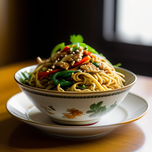 Stir-Fried Chicken Salad Szechwan recipe image