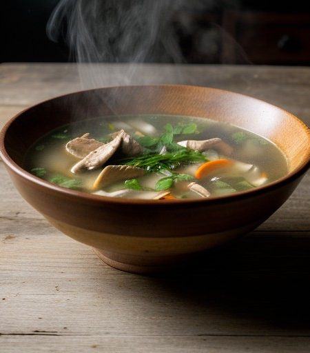 Stir Fried Chicken Soup recipe image