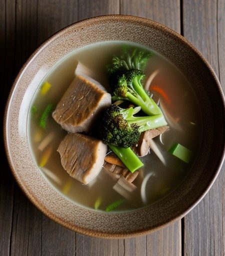 Stir Fried Chicken Soup recipe image