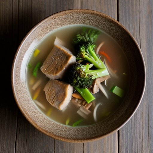 Stir Fried Chicken Soup recipe image