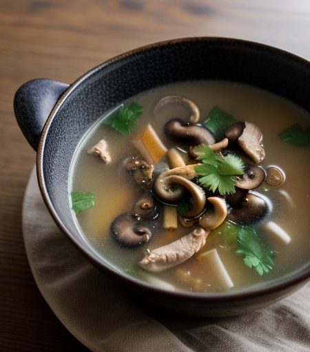 Stir Fried Chicken Soup recipe image