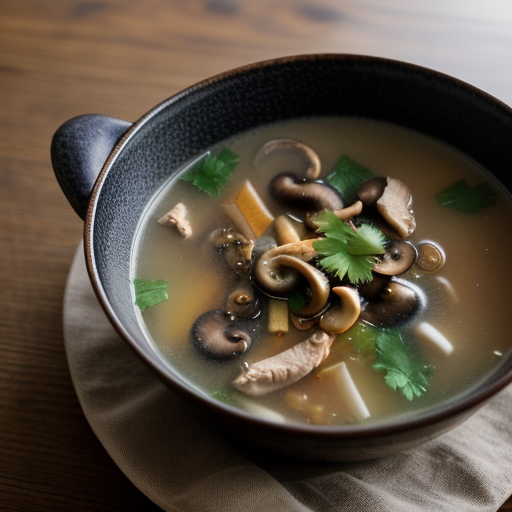 Stir Fried Chicken Soup recipe image