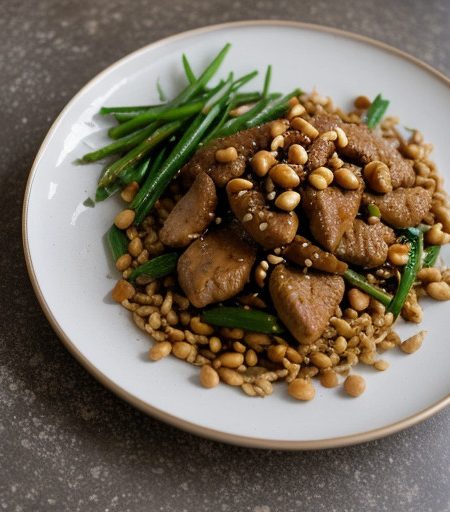 Stir-Fried Chicken With Ground Peanuts recipe image
