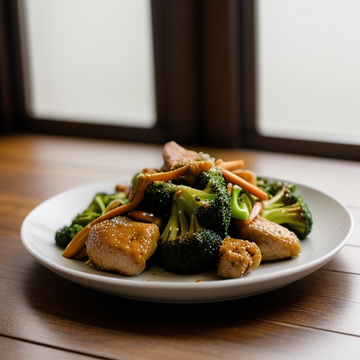 Stir-Fried Chicken and Broccoli recipe image
