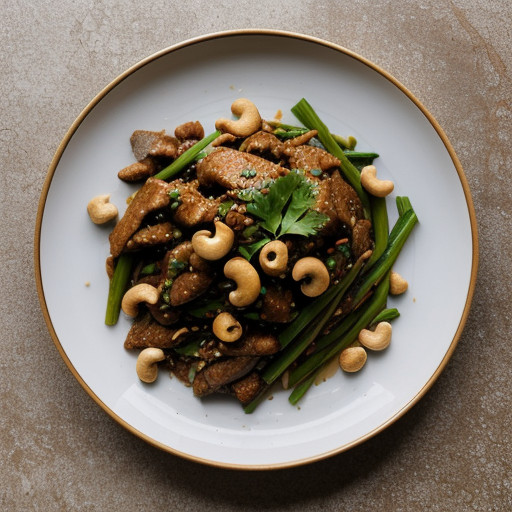 Stir Fried Chinese Chicken With Cashews recipe image