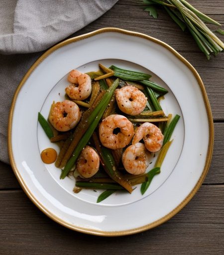 Stir-Fried Garlic Shrimp recipe image