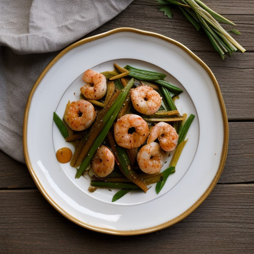 Stir-Fried Garlic Shrimp recipe image