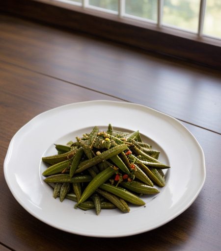 Stir-Fried Okra With Spices recipe image