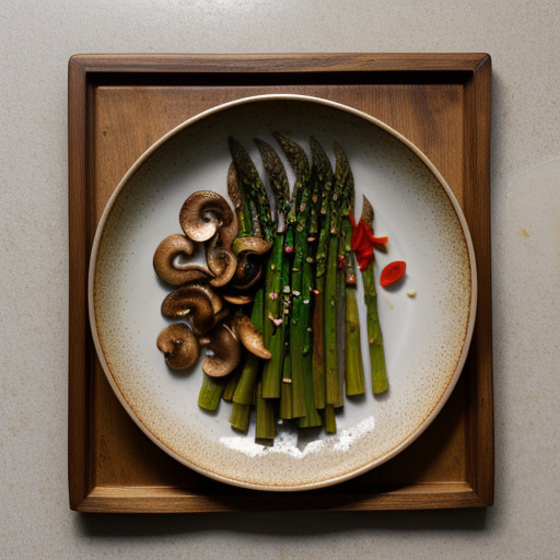 Stir-Fried Onion-Pepper Asparagus recipe image