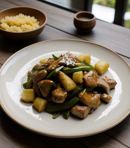Stir-Fried Pineapple Chicken recipe image