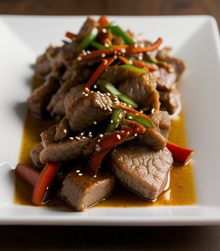 Stir-Fried Pork With Kimchee (The Frugal Gourmet recipe image