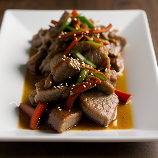 Stir-Fried Pork With Kimchee (The Frugal Gourmet recipe image