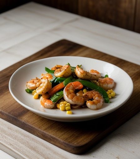 Stir Fried Shrimp Bread recipe image