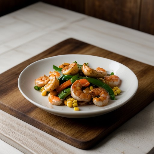 Stir Fried Shrimp Bread recipe image