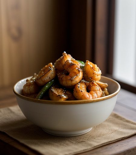 Stir-Fried Shrimp W/ Oyster Sauce recipe image