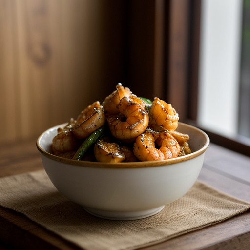 Stir-Fried Shrimp W/ Oyster Sauce recipe image