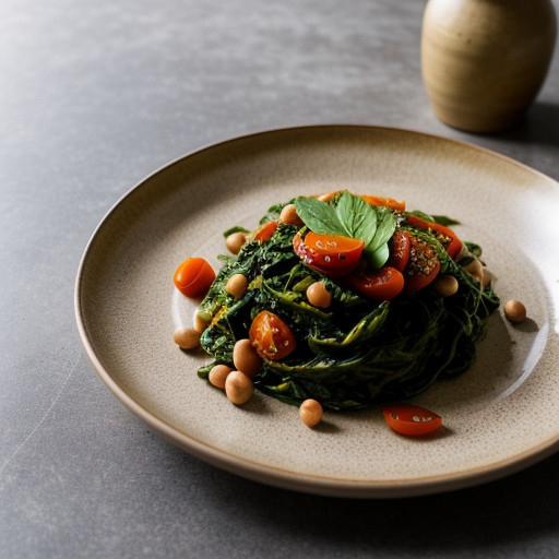 Stir-Fried Spinach recipe image