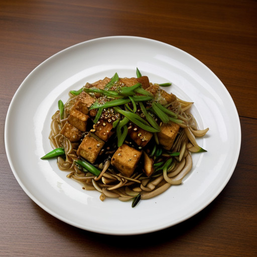 Stir-Fried Tofu & Bean Sprouts recipe image