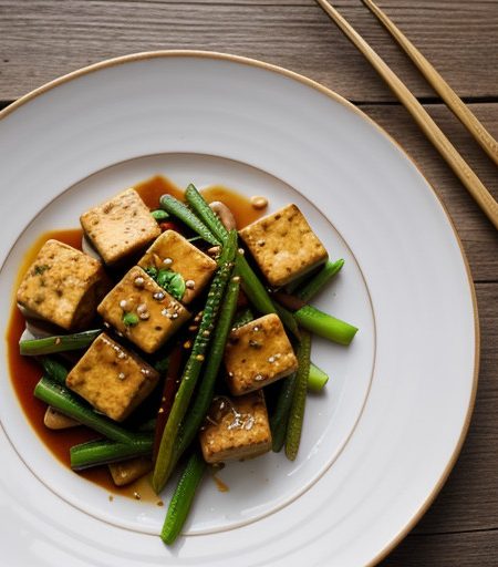 Stir-Fried Tofu With Vegetables recipe image