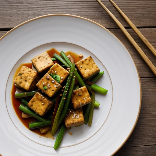 Stir-Fried Tofu With Vegetables recipe image