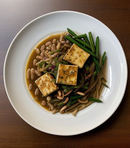 Stir-Fried Tofu and Bean Sprouts recipe image
