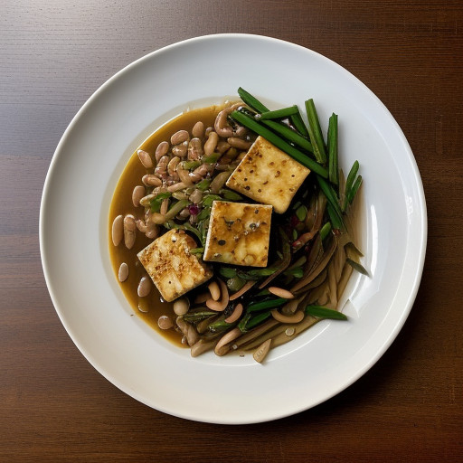 Stir-Fried Tofu and Bean Sprouts recipe image