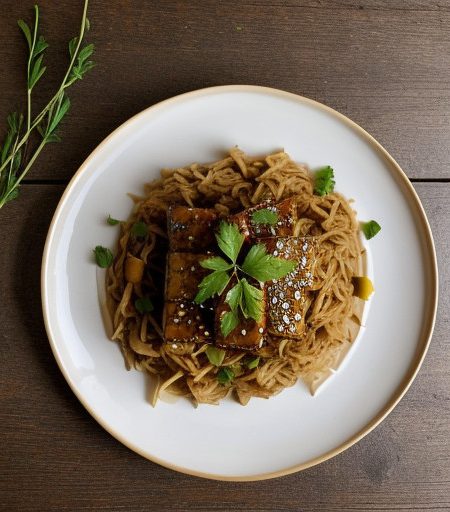 Stir-Fried Tofu or Beef With Onions (Fngp13 B recipe image