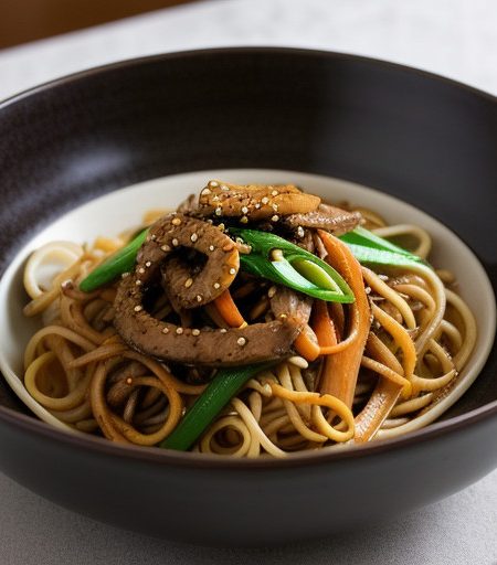 Stir Fried Two Noodles (Hokkien Mee recipe image
