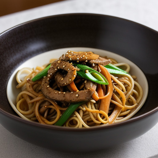 Stir Fried Two Noodles (Hokkien Mee recipe image