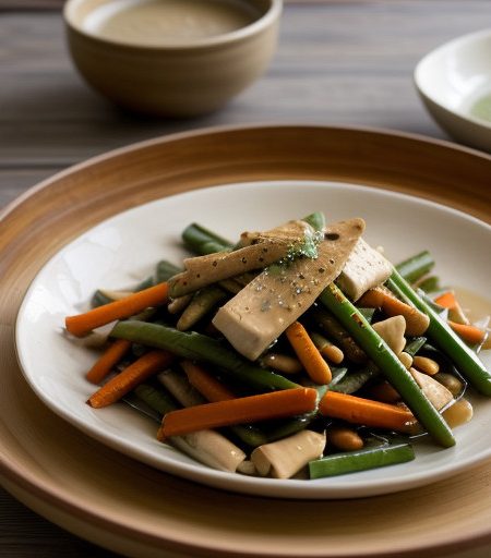 Stir Fried Vegetables With Bean Curd recipe image