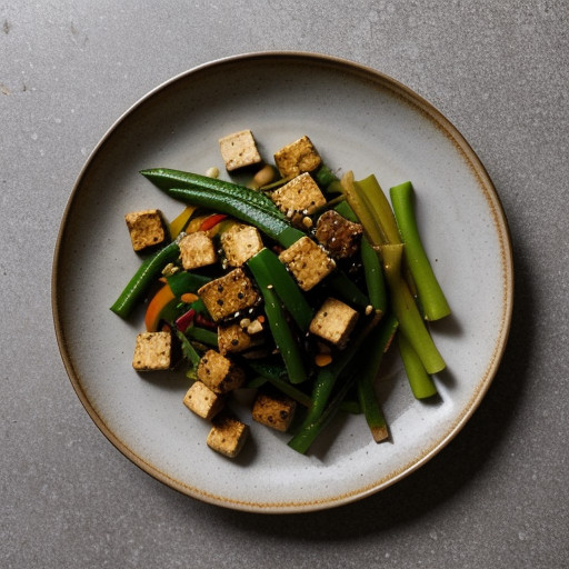 Stir-Fried Vegetables With Tofu recipe image