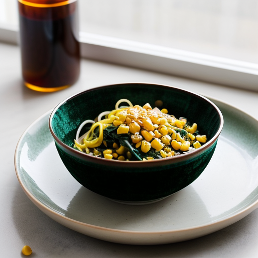 Stir Fried Velvet Spinach With Glass Noodles recipe image